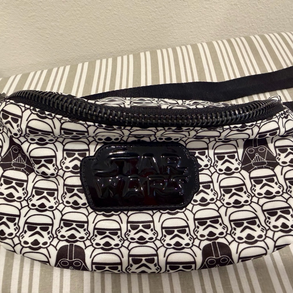 Stoney Clover Lane Black and White Stormtrooper Crossbody Bag